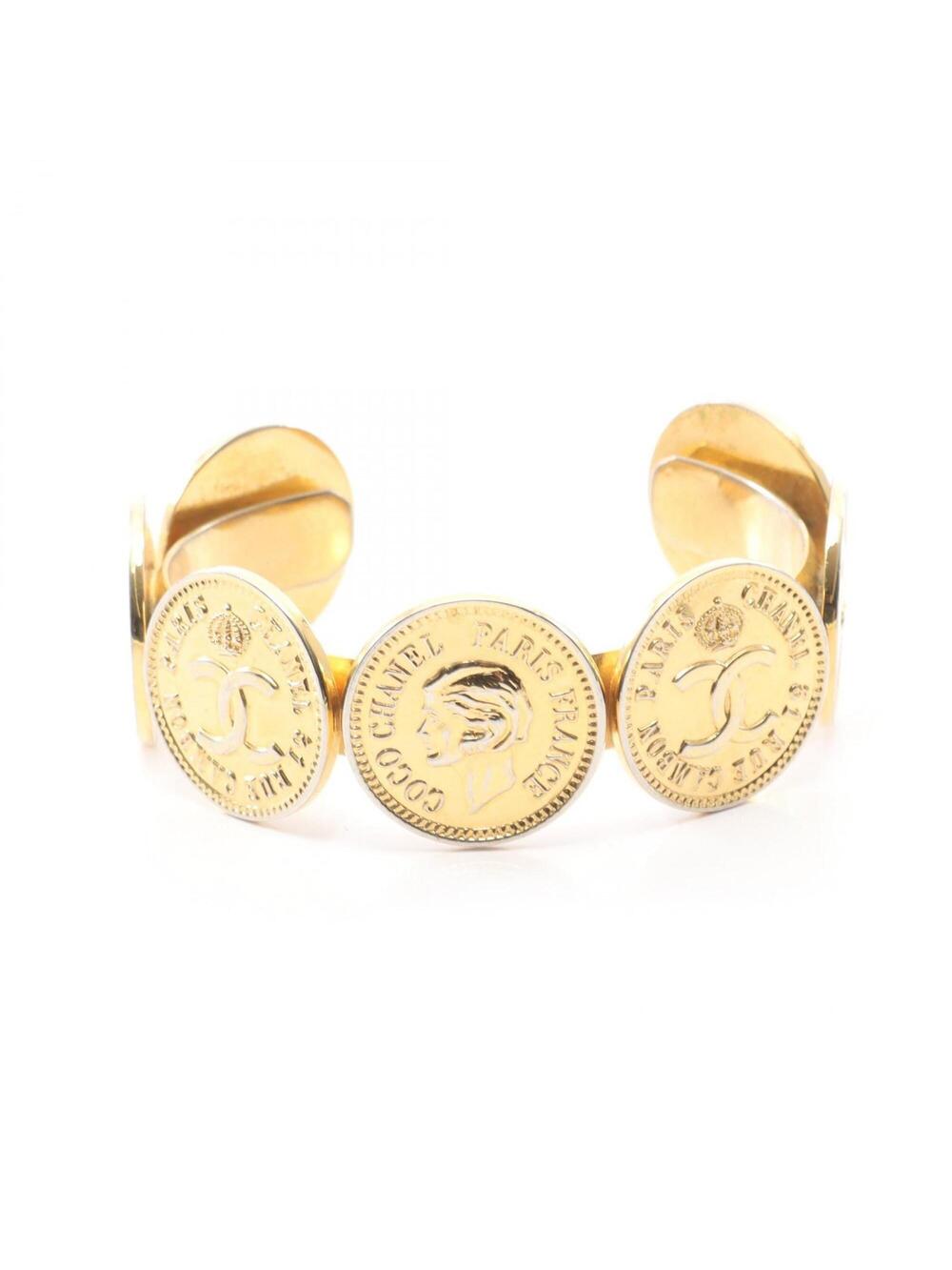 Chanel Cc Logo Bracelet Metal #275966C13B